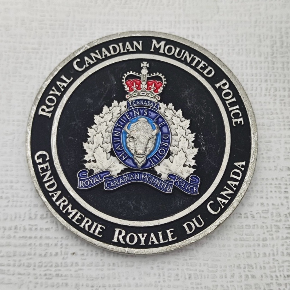 Royal Canadian Mounted Police National Headquarters Training Unit Challenge Coin